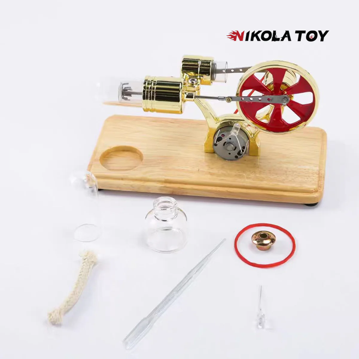 Bamboo Based Single Cylinder Stirling Engine - Image 2