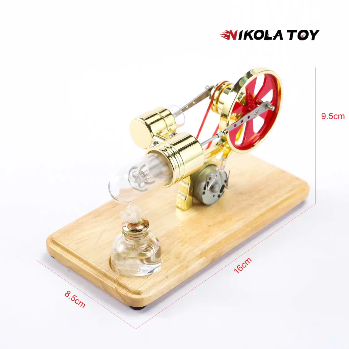 Bamboo Based Single Cylinder Stirling Engine - Image 3