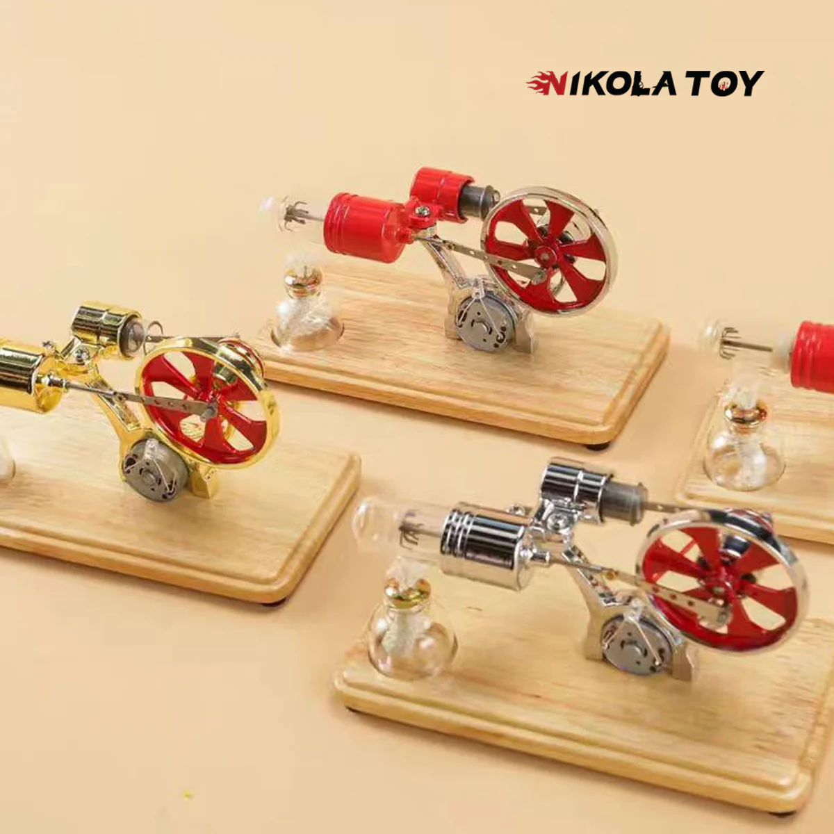 Bamboo Based Single Cylinder Stirling Engine - Image 4