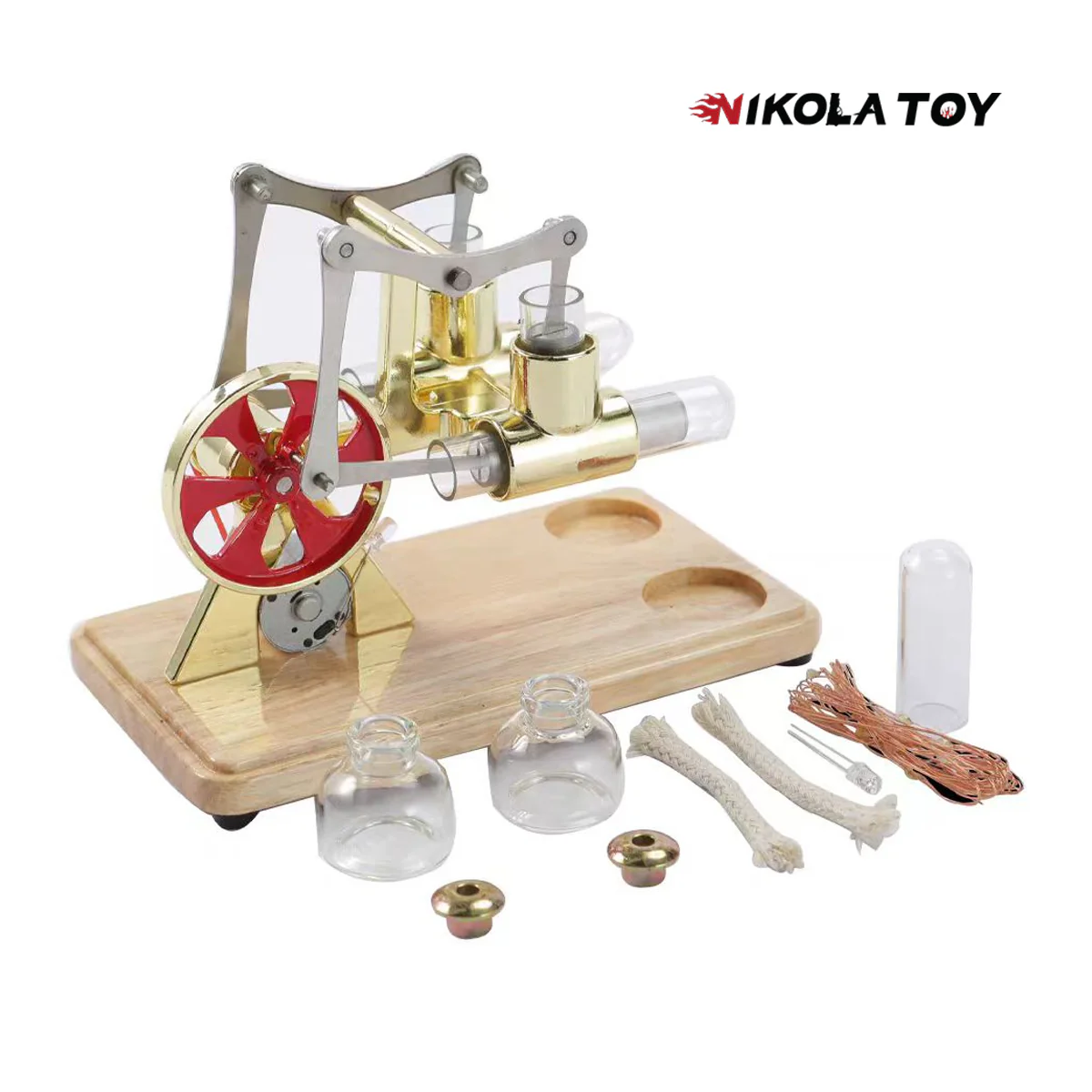 Bamboo Based Twin Cylinder Stirling Engine - Image 2