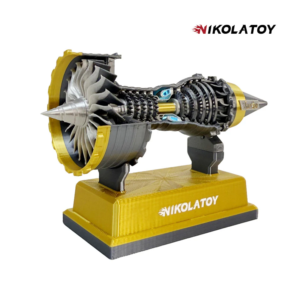 Miniature Trent 900 Turbofan Engine Model(12cm/4.8in) - Image 9