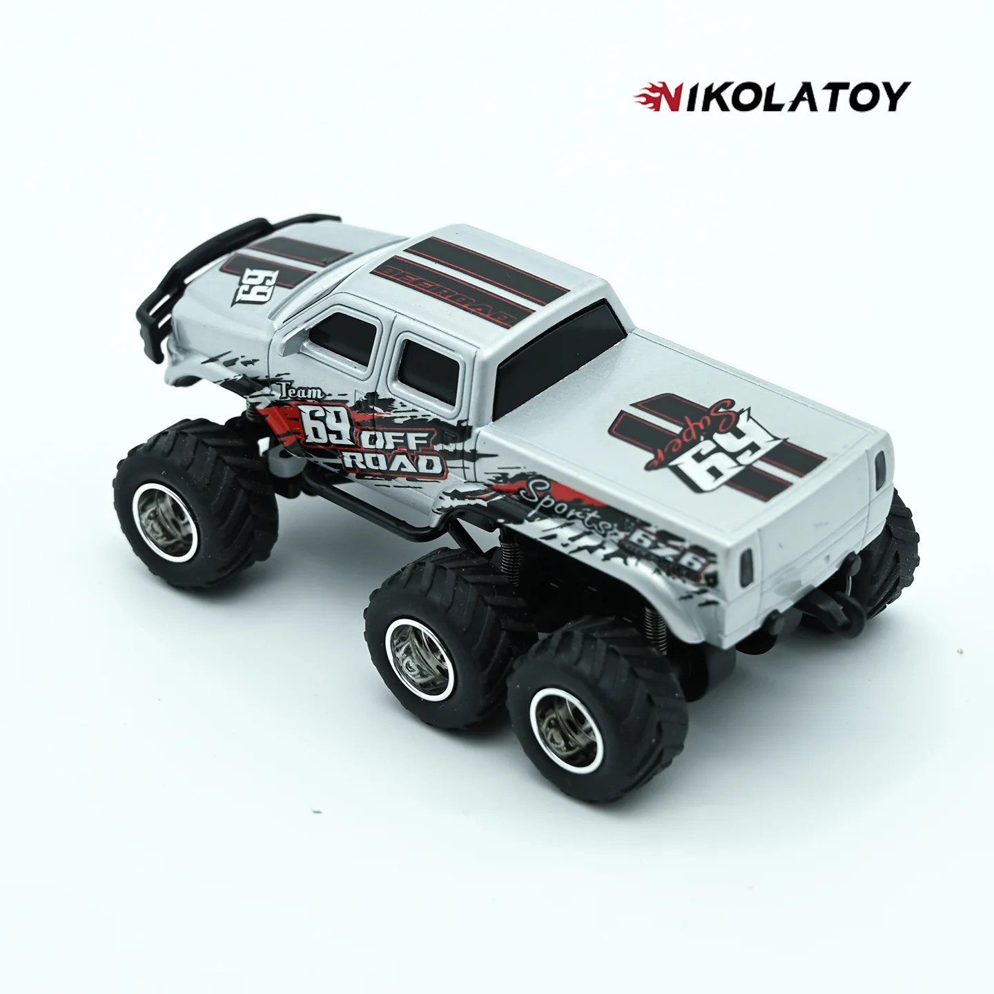 1:64 Six-Wheel ATV Vehicle Remote Control Car - Image 2