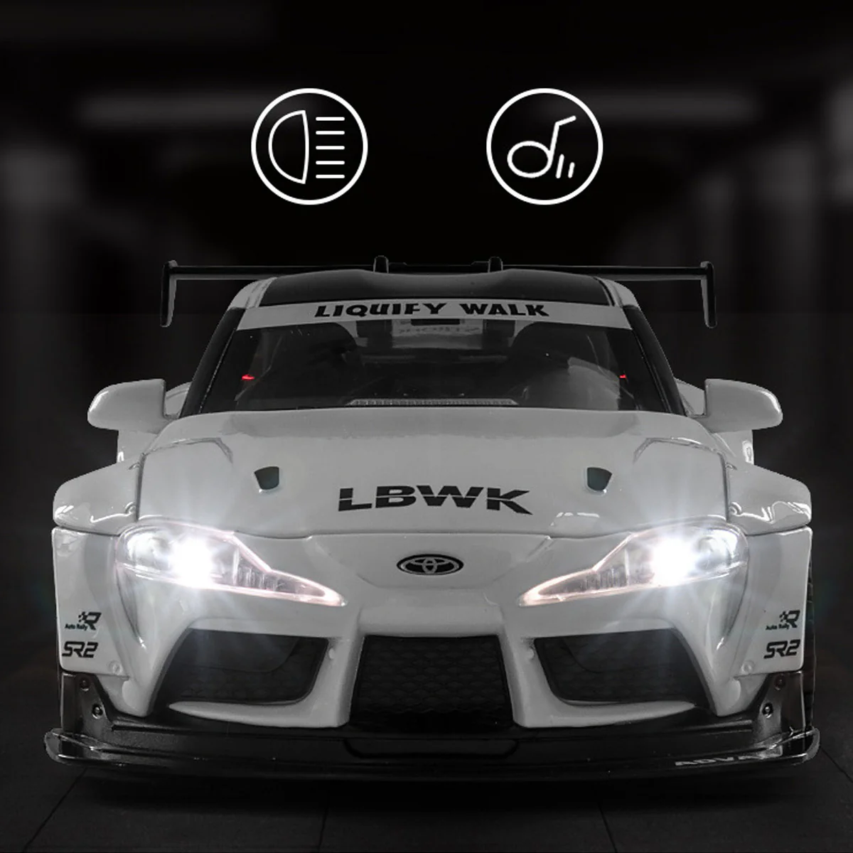 Alloy 1/22 Toyota Supra Model Car - Image 5