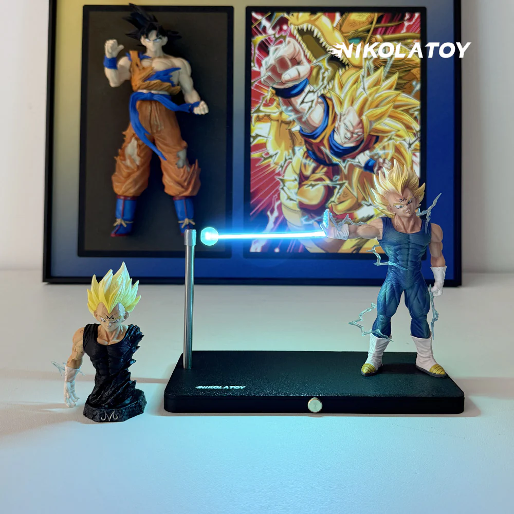 Dragon Ball Vegeta Magnetic Night Light Set (Including Half Body Statue) - Image 3