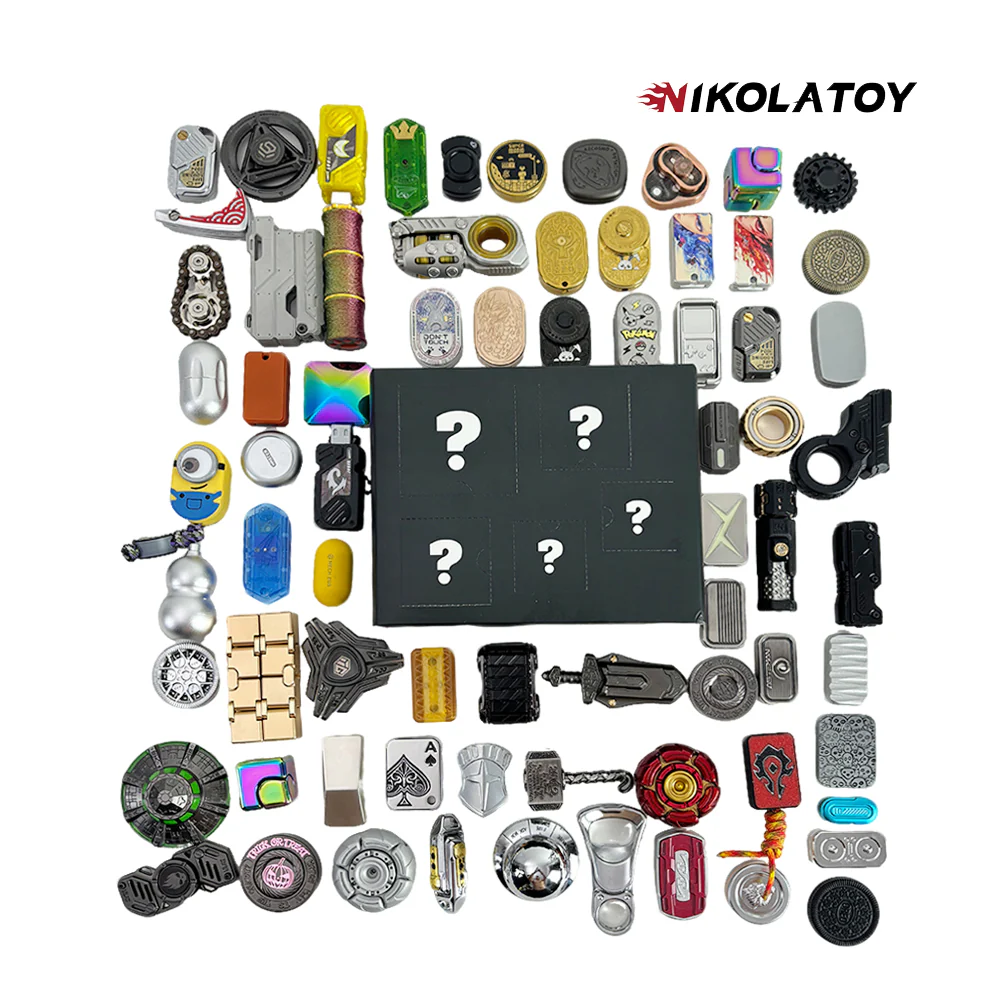 EDC Fidgets Toy Poking lottery - Contains 5 Fidgets - Image 2