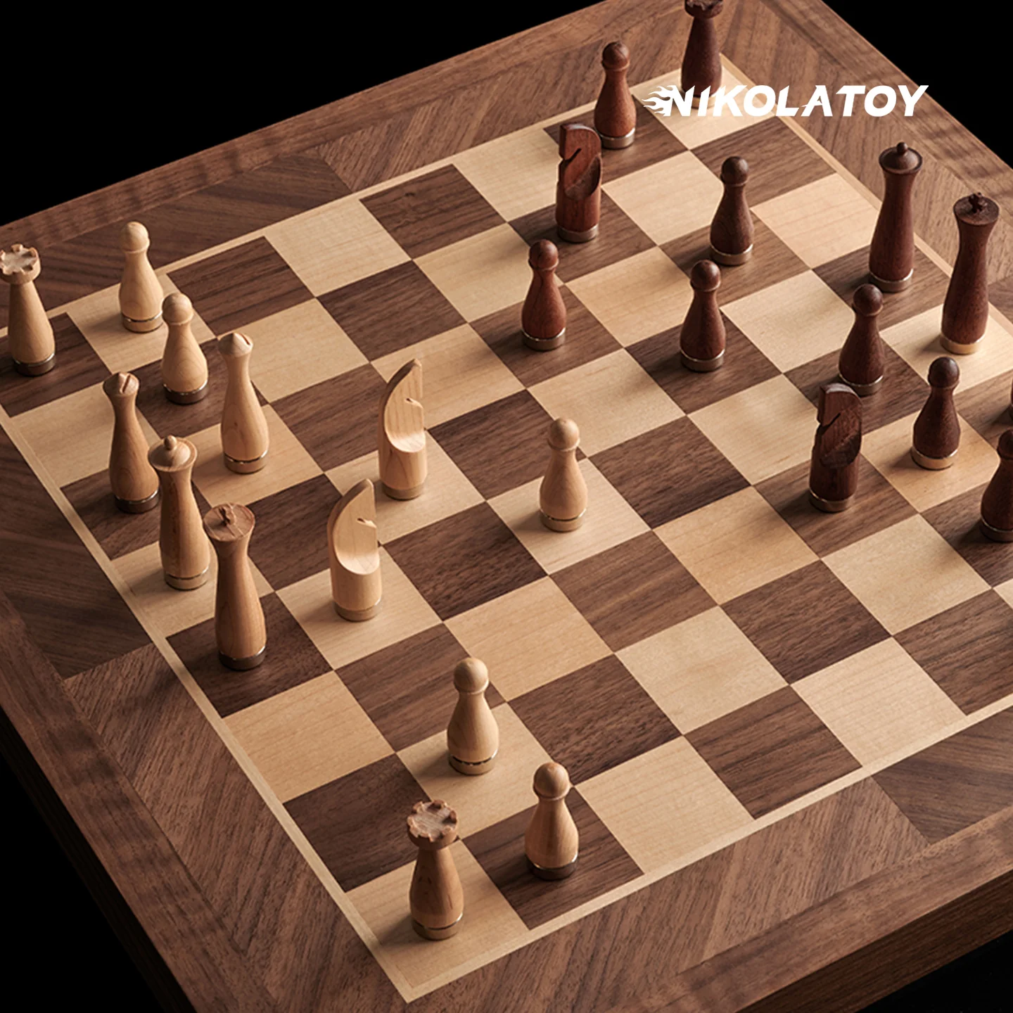 Solid Wood Fully Automatic Chessboard - Image 3