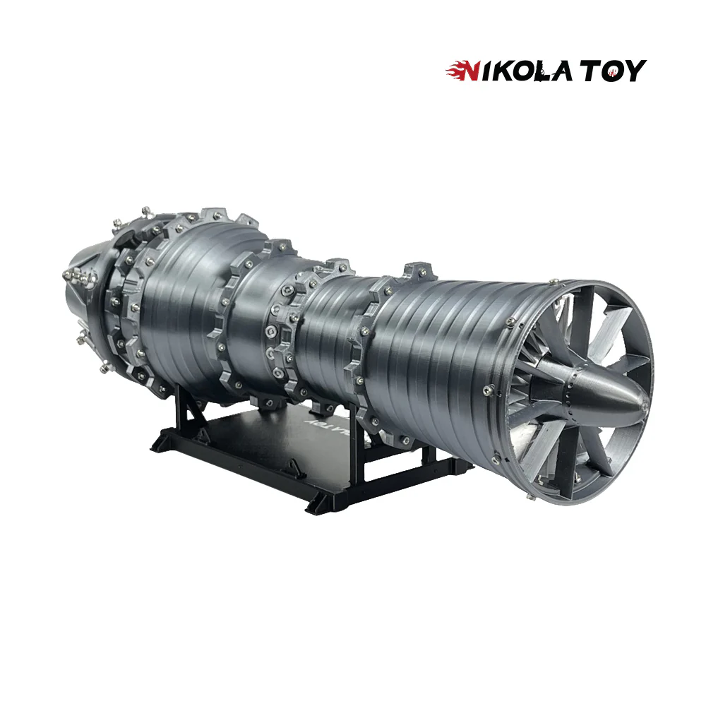 3D Printed Military Fighter Turbojet Engine Model - Image 6