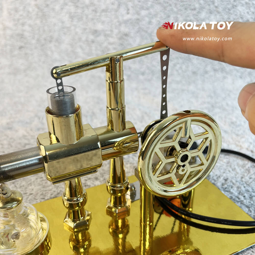 Stirling Engine Model - Power Generation+LED Light - Image 4