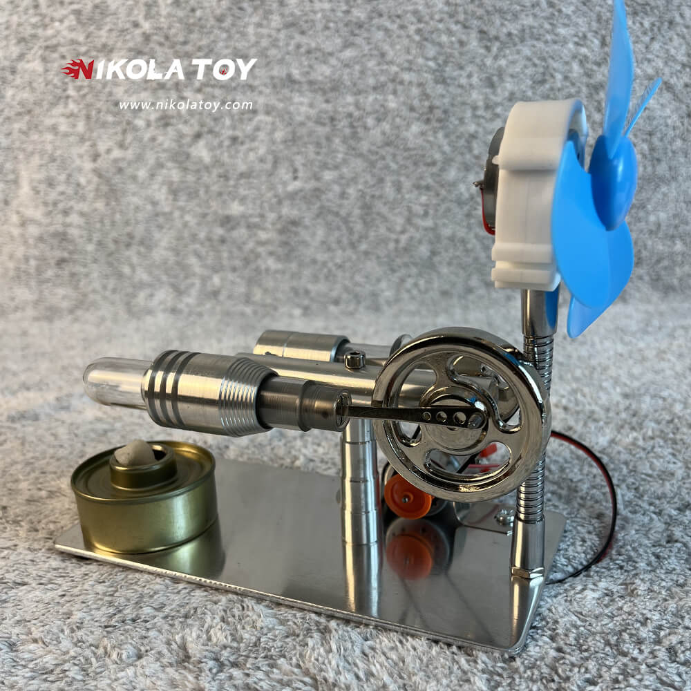 Stirling Engine Model - Power Generation+Windmill - Image 6